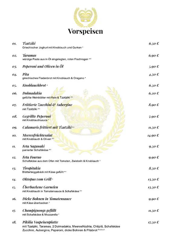 Menu_Hotel & Restaurant Krone in Märkt (Griechische Küche)_Rhein_image_3