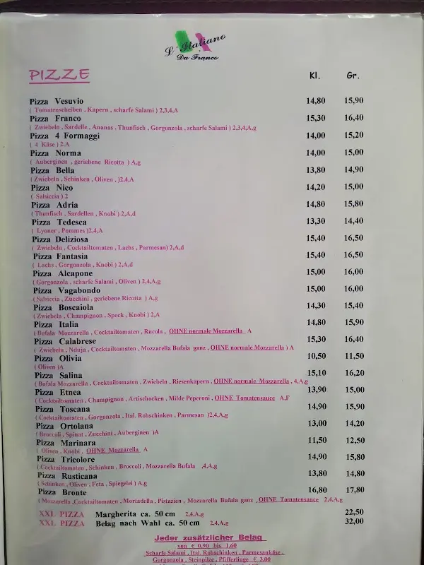 Menu_Ristorante Pizzeria Franco’s ESV-Kegelcenter_Rhein_image_3