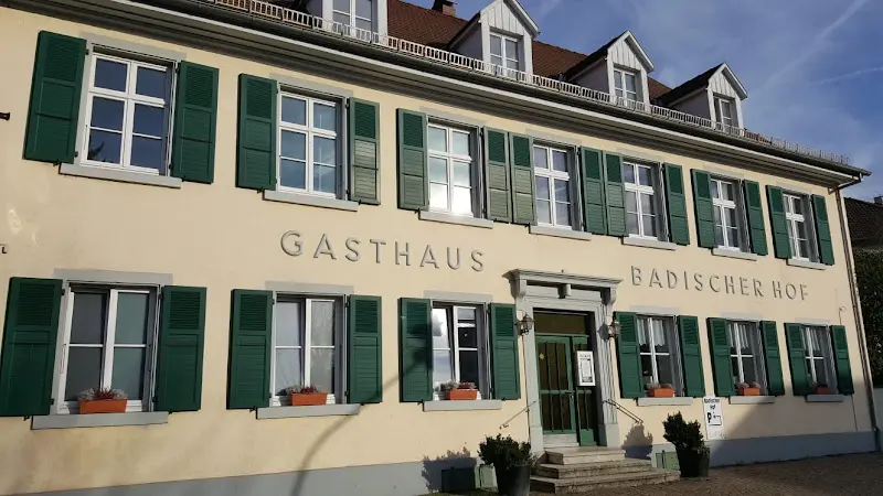 Badischer Hof restaurant in Rhein