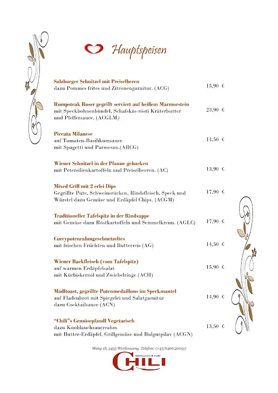 Menu_Cafe - Restaurant CHILI im Wenghof_Austria_image_2