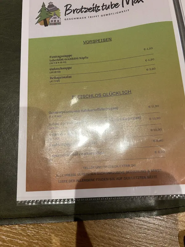 Menü_Brotzeitstube MAX mit Dorfladen_Weißenstadt_Bild_2