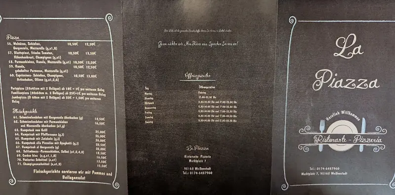 Menu_La Piazza_Weißenstadt_imagen_1