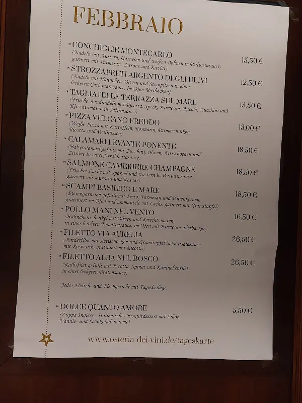 Menu_Gaststätte Osteria dei Vini_Wenzenbach_image_2