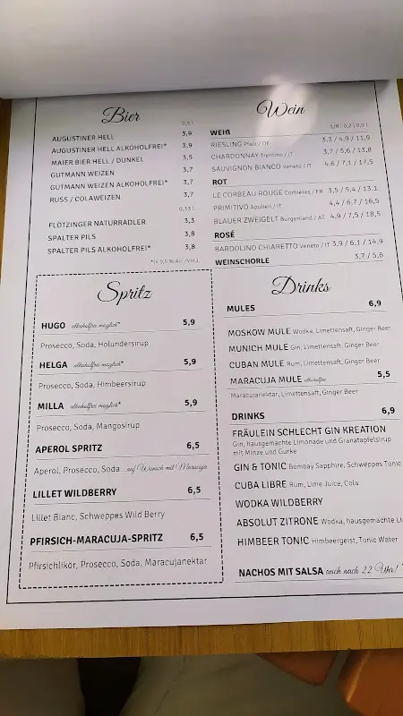 Menu_Fräulein Schlecht Restaurant_Wemding_immagine_1