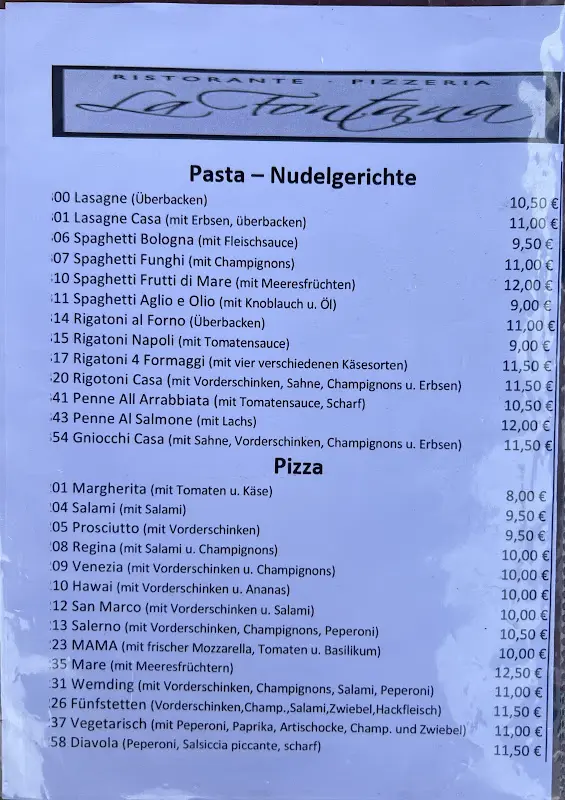 Menu_Pizzeria La Fontana_Wemding_image_1