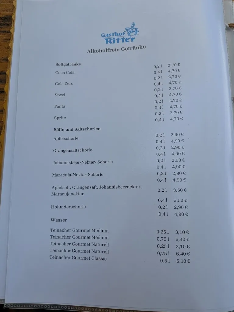 Menu_Gasthof Ritter_Balingen_image_3