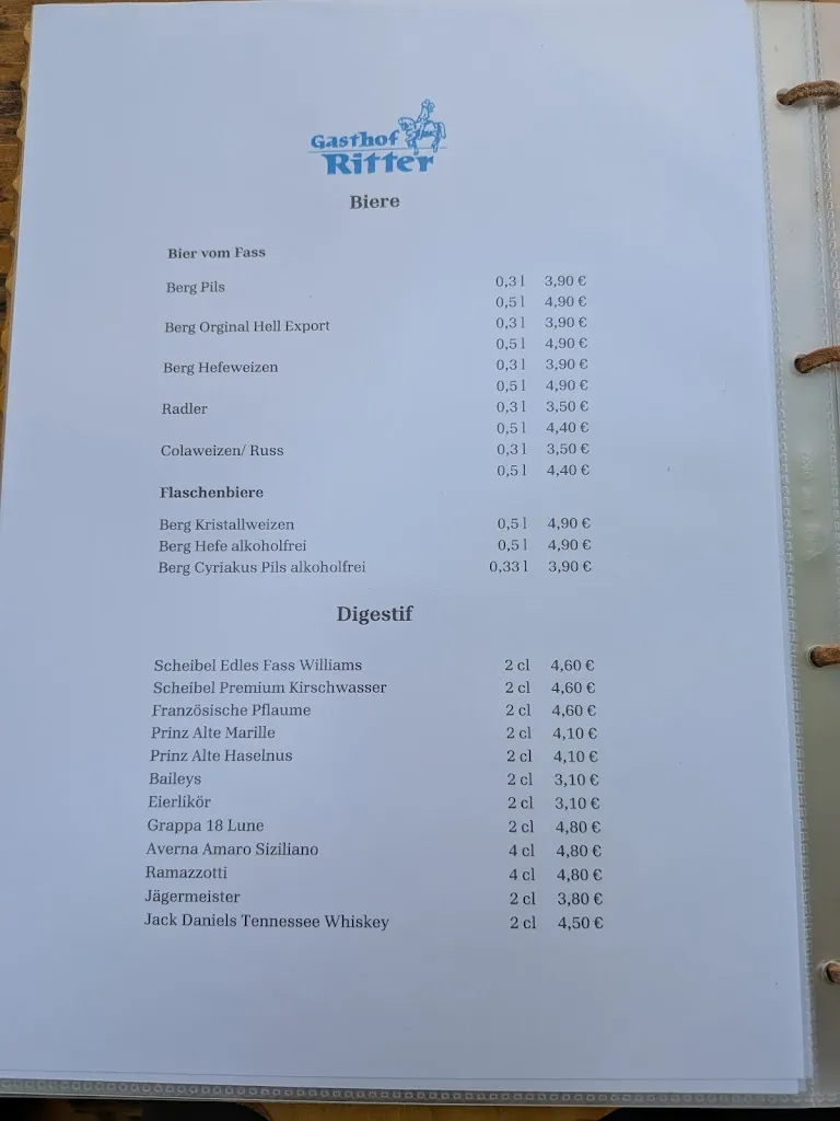 Menu_Gasthof Ritter_Balingen_image_4