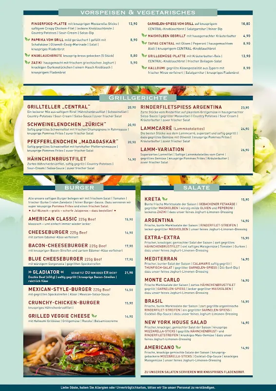 Menu_Park Central - Steakhaus und Grillrestaurant_Wendelstein_image_2