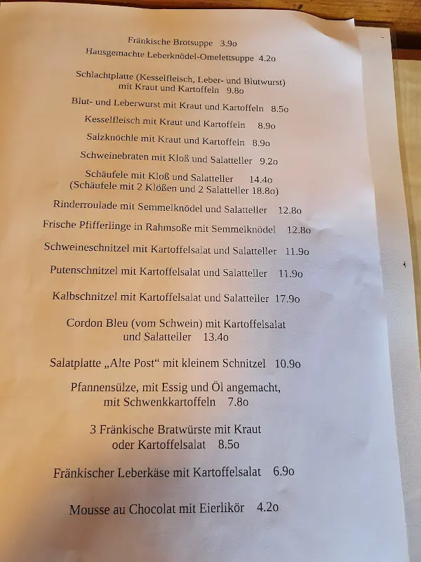 Menu_Gasthaus Brunner „Zur Post“_Wendelstein_image_2