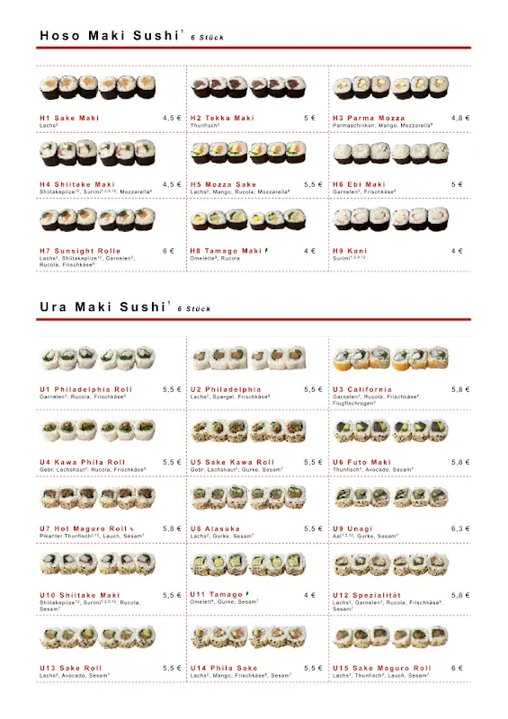 Menu_Sunsight Haus_Wendelstein_immagine_2