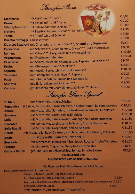 Menu_Ristorante Pizzeria La Perla - Italienisches Restaurant in Wertingen_Wertingen_image_2