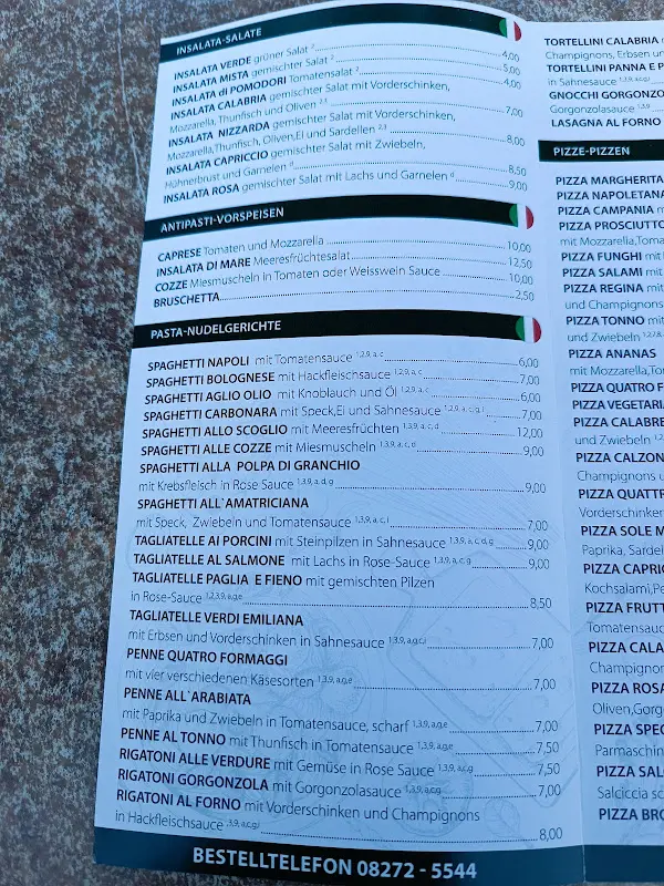 Menu_Ristorante Pizzeria Calabria_Wertingen_image_1