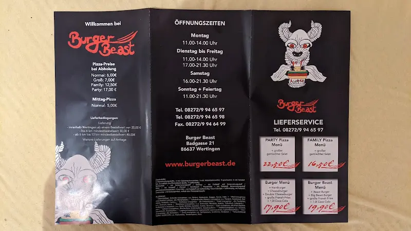 Menu_Burger Beast_Wertingen_immagine_4