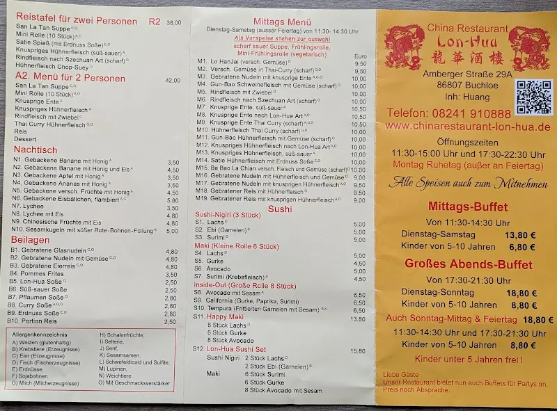 Menu_Chinarestaurant Lon Hua_Buchloe_image_1