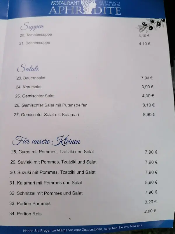 Menu_Restaurant Aphrodite_Buchloe_image_3