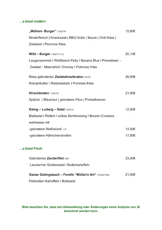 Menu_Landgasthof zur Mühle_Wildsteig_image_1