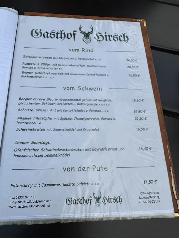 Menu_Landgasthof Hirsch_Wildpoldsried_immagine_1