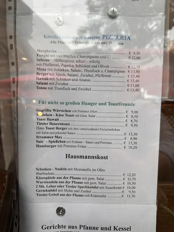 Menu_Restaurant Berger - Westendorf_Austria_immagine_4