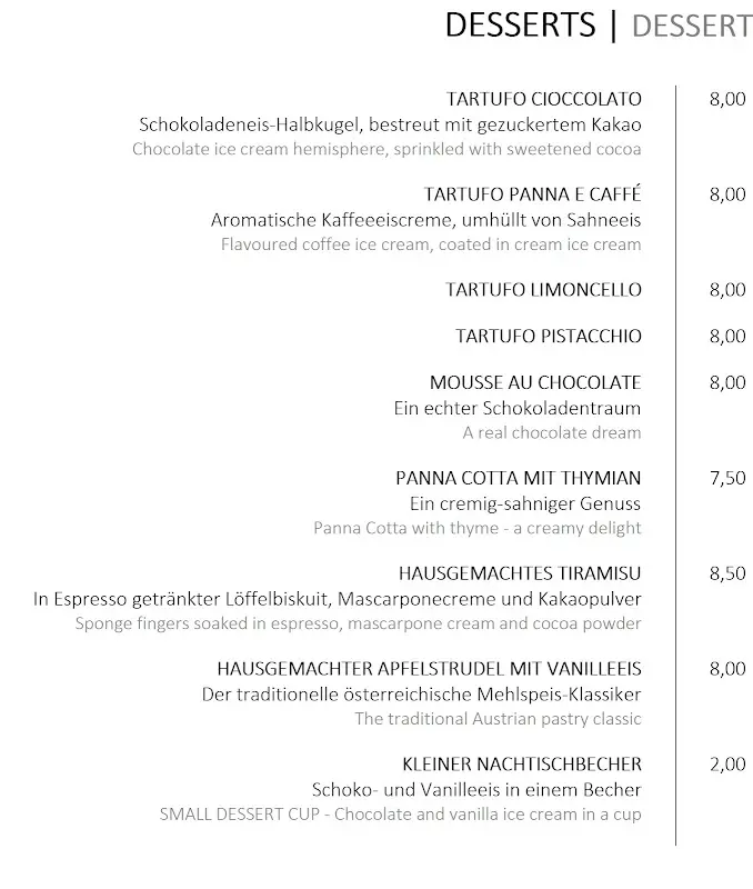 Menu_Hotel Alpenhof - Restaurant Il Vagabondo - Westendorf_Austria_image_2