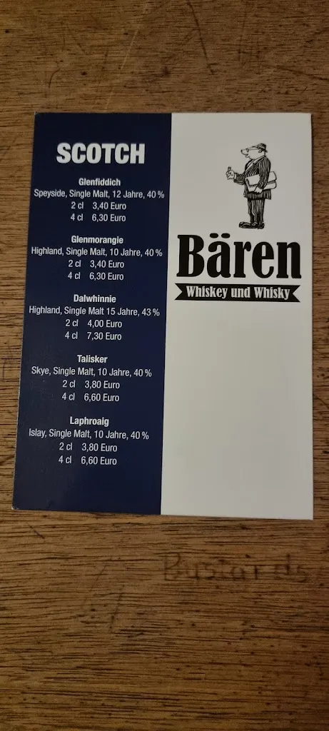 Menu_Gaststätte Bären_Balingen_image_1