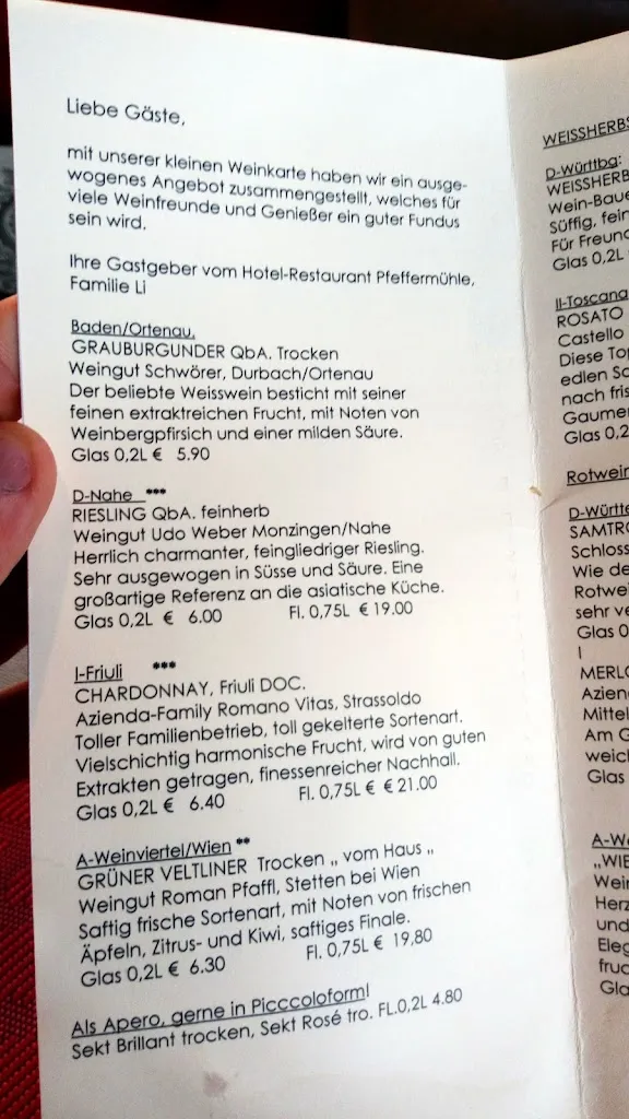 Menu_Hotel Restaurant Pfeffermühle_Balingen_image_2