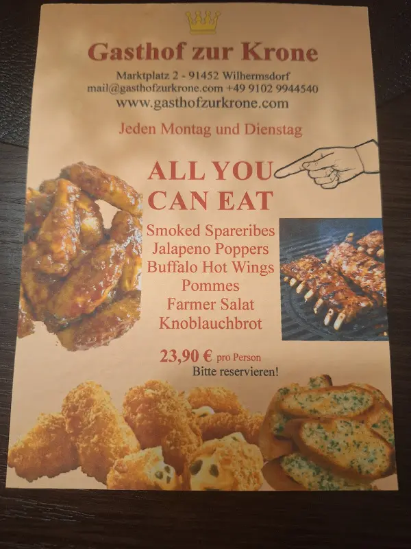 Menu_Landgasthof Zum Brauhaus_Wilhermsdorf_immagine_2