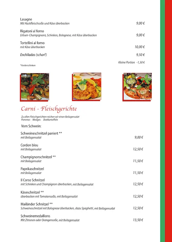 Menu_Il Corso Pizzeria Ristaurante_Windsbach_immagine_3