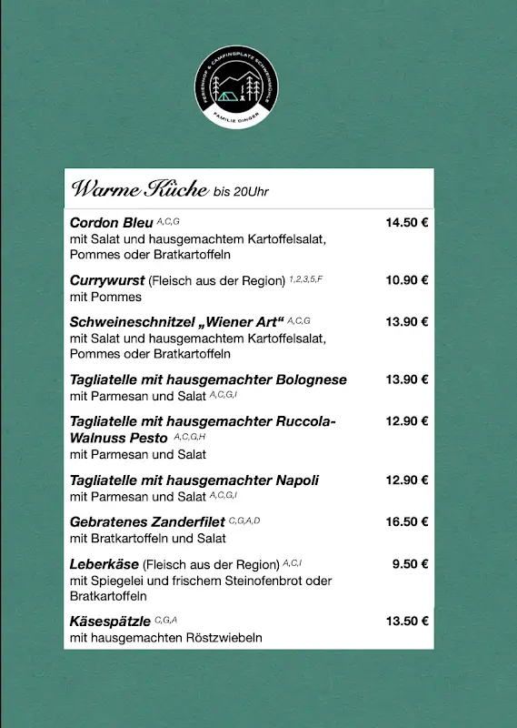Menu_Gaststätte & Biergarten Schweinmühle_Windischeschenbach_image_1