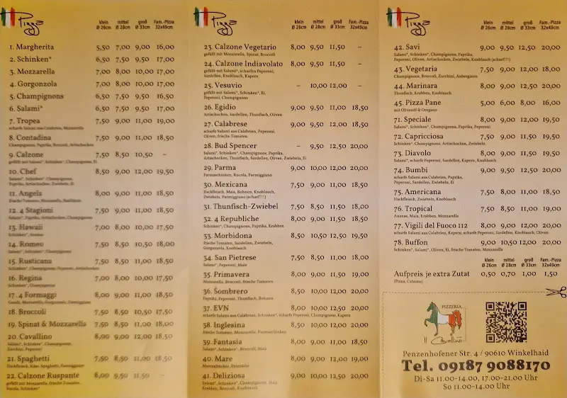 Menu_Pizzeria Il Cavalino Bei Saverio u. Edigo_Winkelhaid_image_1