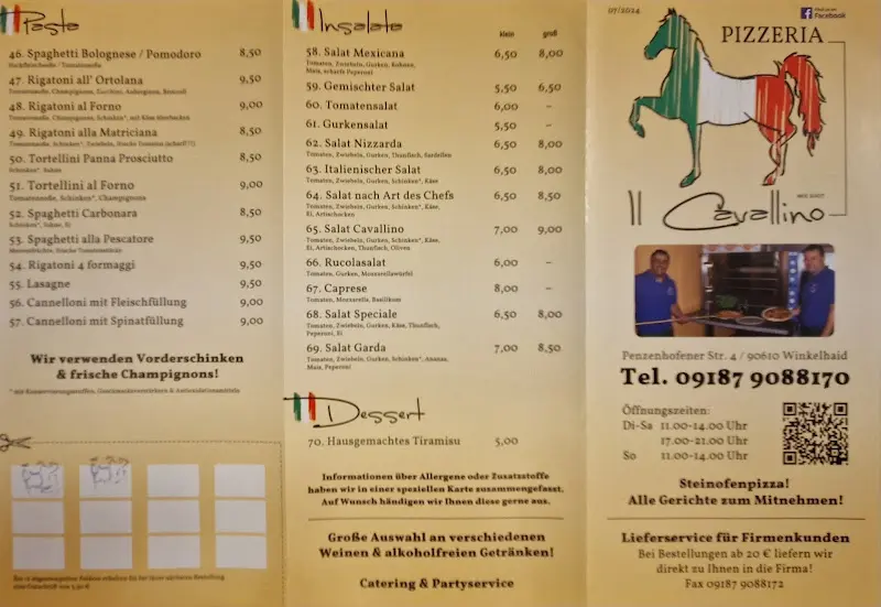 Menu_Pizzeria Il Cavalino Bei Saverio u. Edigo_Winkelhaid_image_2