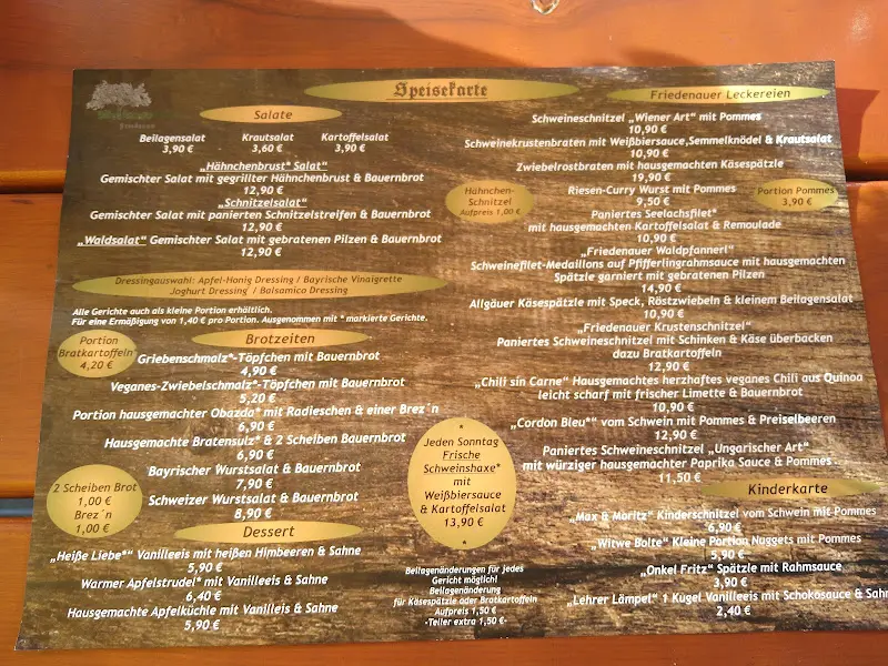 Menu_Restaurant Waldgaststätte Friedenau_Mering_image_1