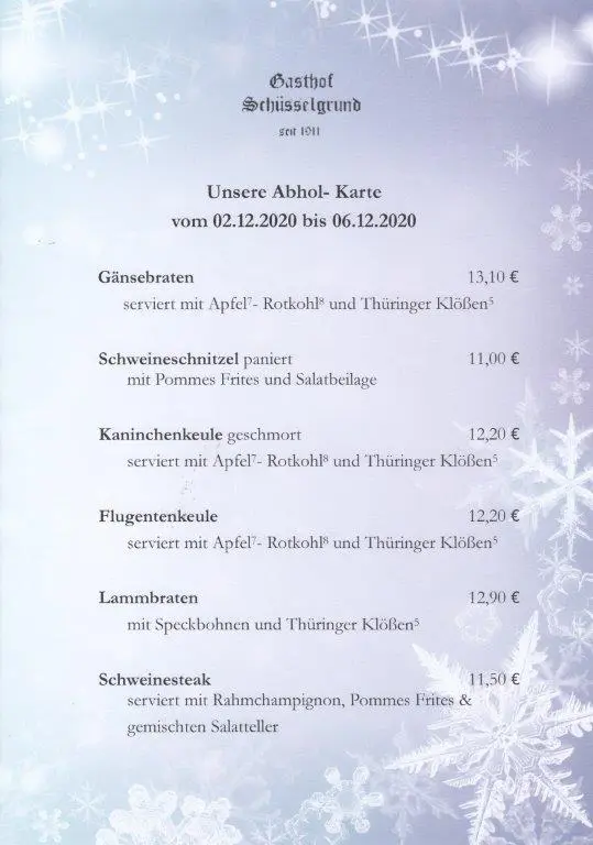 Menu_Gasthof Zum Schüsselgrund_Trockenborn-Wolfersdorf_image_1