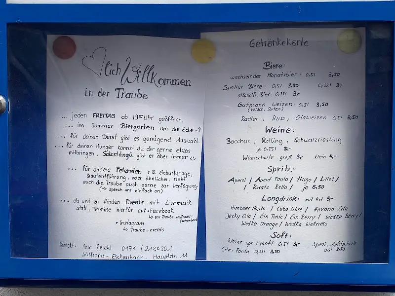 Menu_Gasthaus zur Traube_Wolframs-Eschenbach_immagine_1