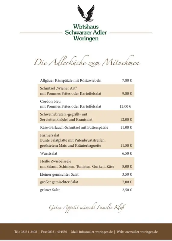 Menu_Wirtshaus Schwarzer Adler_Woringen_image_1