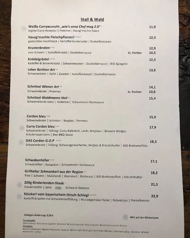 Menu_Gasthof zur Post_Wolnzach_image_1