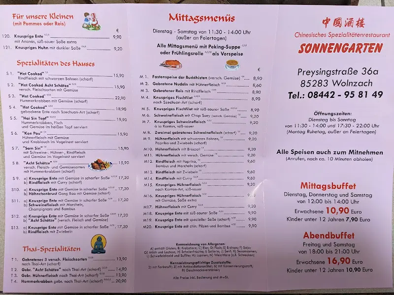 Menu_China-Restaurant Sonnengarten_Wolnzach_image_1