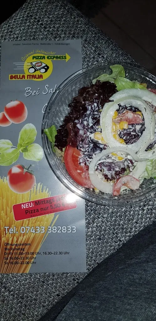 Menu_Pizza Express Bella Italia_Balingen_image_1