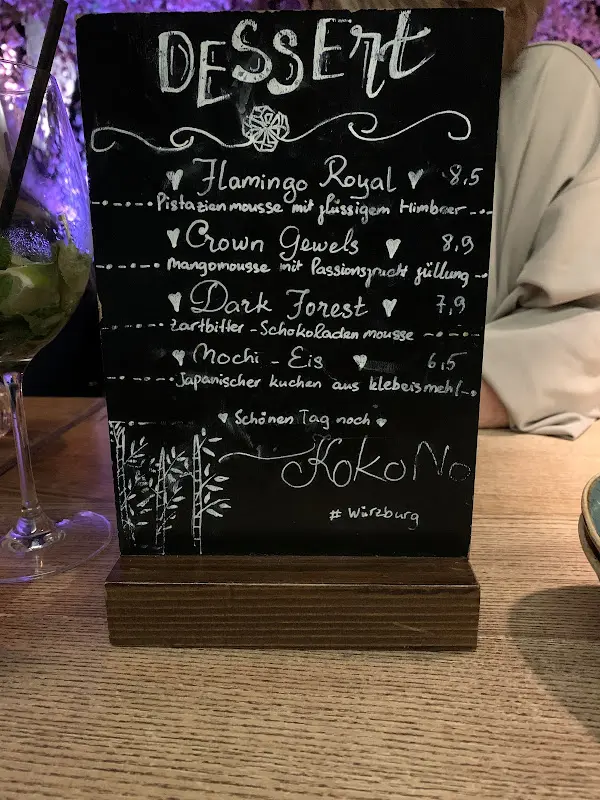 Menu_Kokono Restaurant Würzburg_Würzburg_image_2