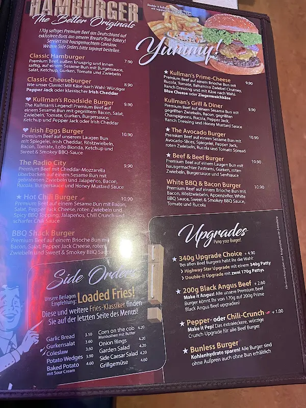 Menu_Kullman’s Grill & Diner Würzburg_Würzburg_immagine_3