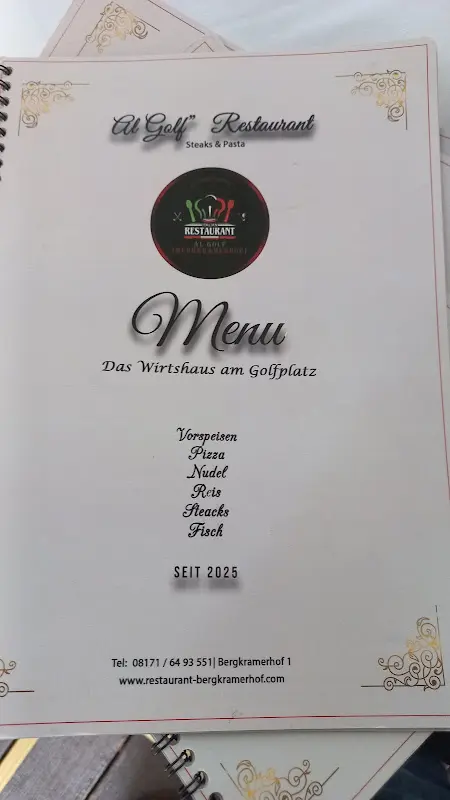 Menu_Ristorante Pizzeria Al Golf Bergkramerhof_Wolfratshausen_immagine_1