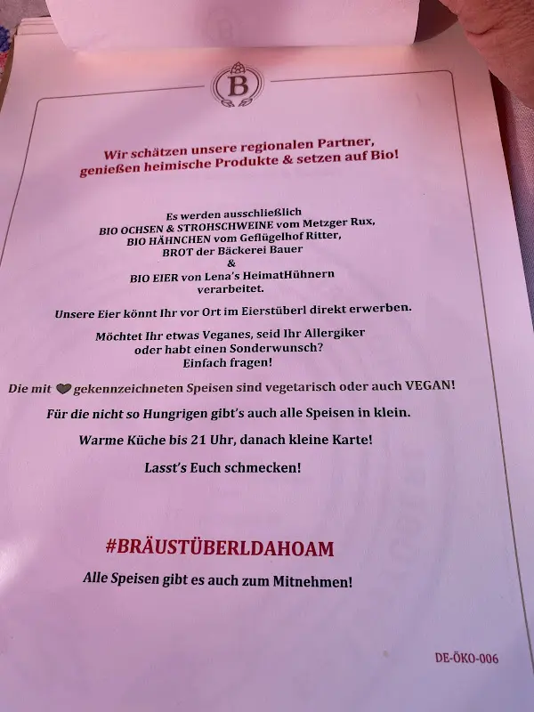 Menü_Bräustüberl Schönbrunn_Wunsiedel_Bild_3