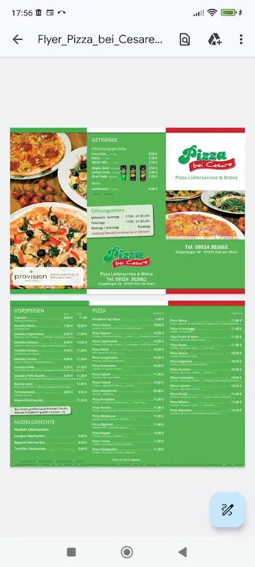 Menu_Pizza bei Cesare_Main_image_2