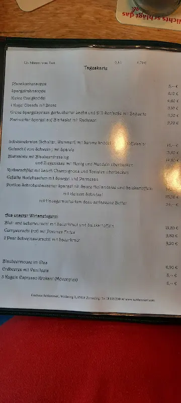 Menu_Gasthaus Schlammerl_Zorneding_immagine_1
