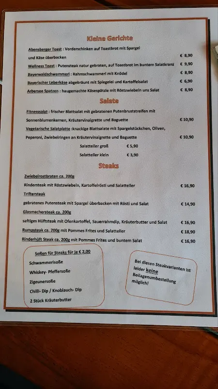 Menu_Altbayrische Schmankerlstube_Zwiesel_immagine_1