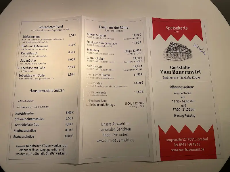 Menu_Gaststätte zum Bauernwirt_Zirndorf_image_2