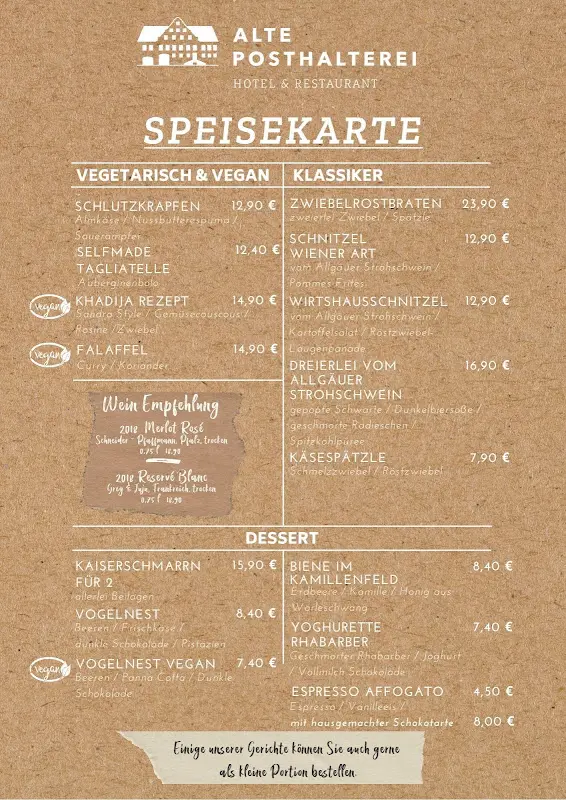 Menu_Posthalterei Betreiber GmbH und Co. KG_Zusmarshausen_image_1