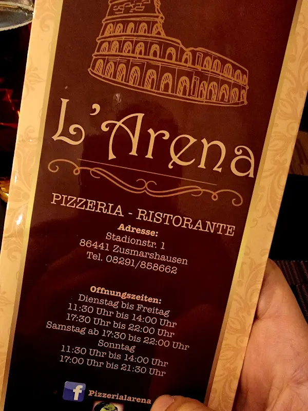 Menu_Lieferservice Ristorante Pizzeria Arena_Zusmarshausen_immagine_3