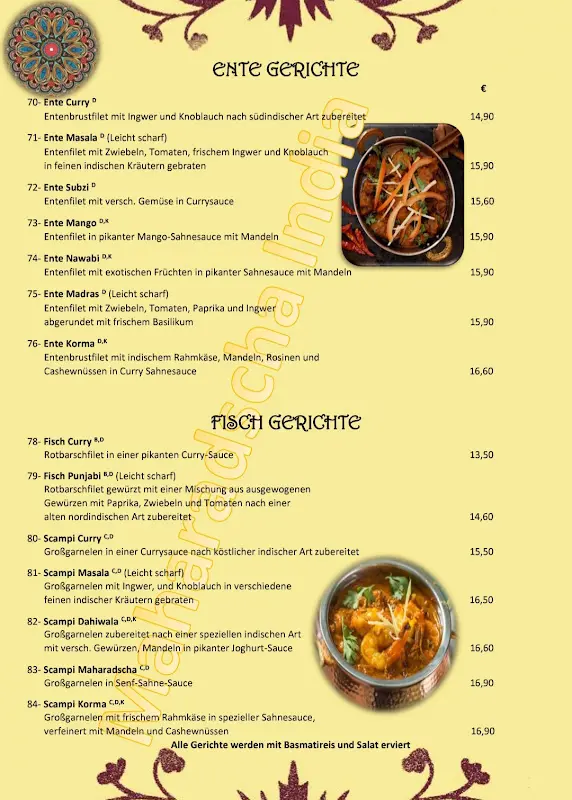Menu_Restaurant Maharadscha India_Berlin_image_2
