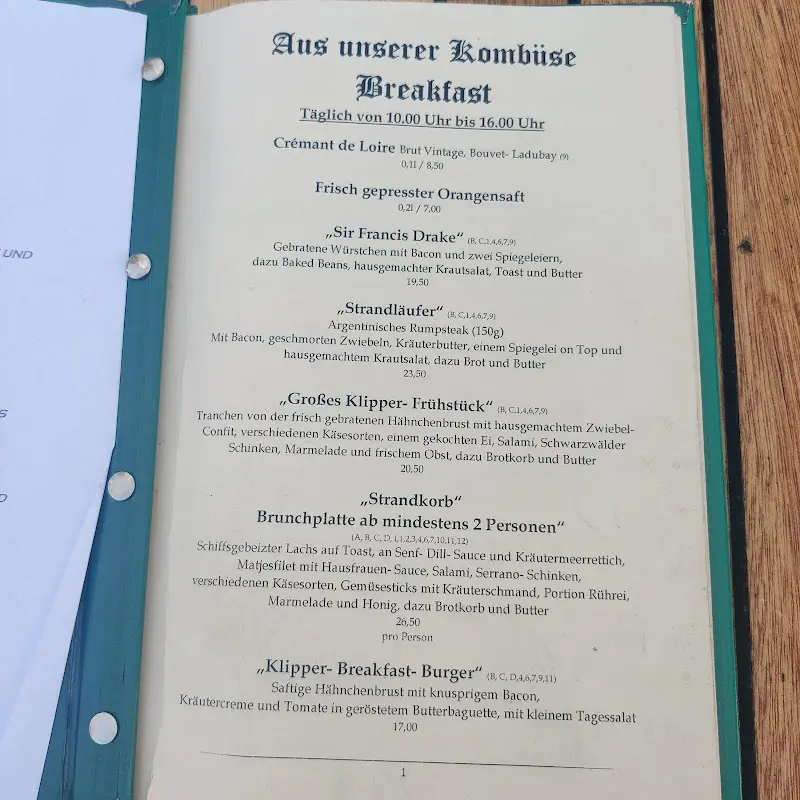 Menu_Klipper Segelschiffrestaurant_Berlin_immagine_4