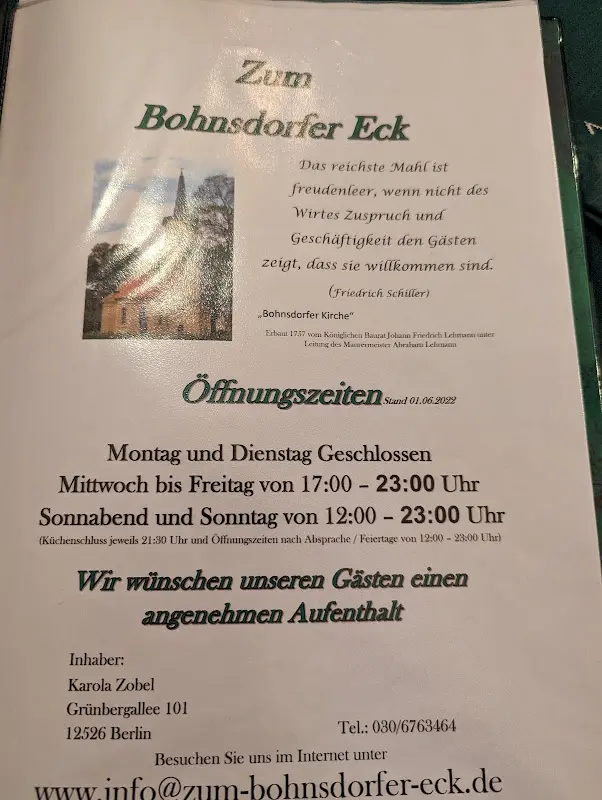 Menu_Gaststätte Zum Bohnsdorfer Eck_Berlin_image_2